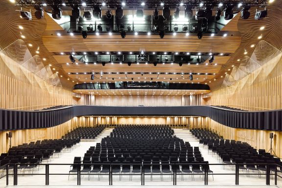 Konzertbestuhlung Grosser Saal Montforthaus Feldkirch