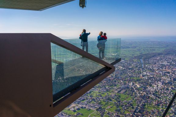 Ausblick von der Karren Kante in Dornbirn