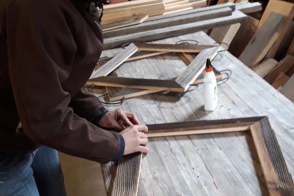 Workshop Bilderrahmen aus Holz