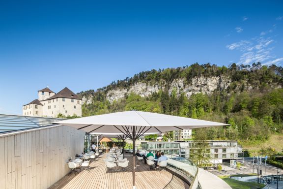 Dachterrasse Montforthaus Feldkirch