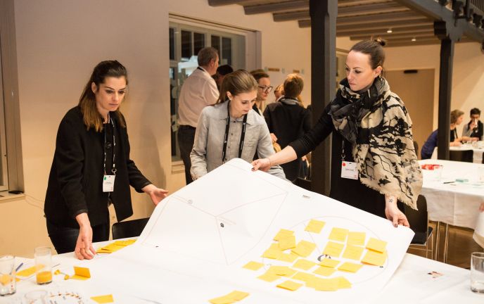 Interaktiver Workshop beim 6. Vorarlberger Convention Forum im Löwensaal in Hohenems