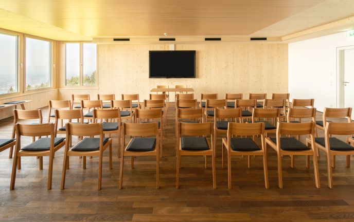 Seminarbestuhlung am Pfänder Seminarbestuhlung am Pfänder