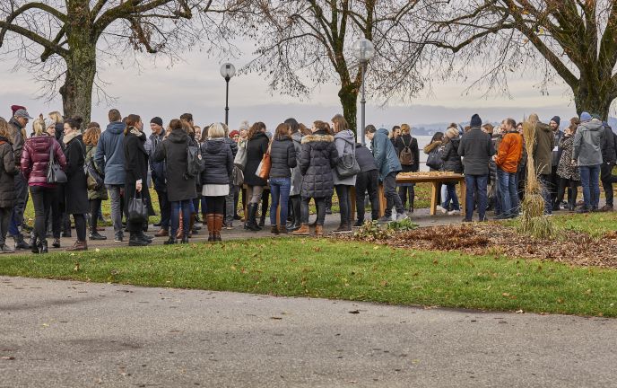 Check-in beim Vorarlberger Convention Forum 2018, Hafen Bregenz Check-in beim Vorarlberger Convention Forum 2018, Hafen Bregenz