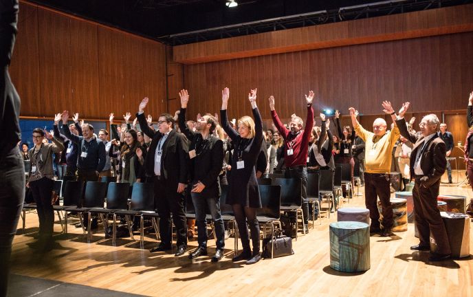Energizer beim Vorarlberger Convention Forum 2017 im Seestudio Festspielhaus Bregenz Energizer beim Vorarlberger Convention Forum 2017 im Seestudio Festspielhaus Bregenz