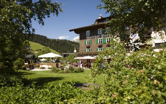 Aussenansicht Seminarhotel Gasthof Post, Lech