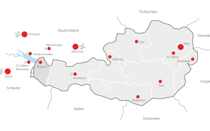 Anreise und Mobilität | Convention Partner Vorarlberg Anreise und Mobilität | Convention Partner Vorarlberg
