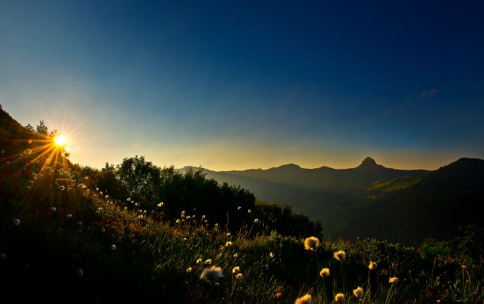 Sonnenaufgangswanderung Damüls Sonnenaufgangswanderung Damüls
