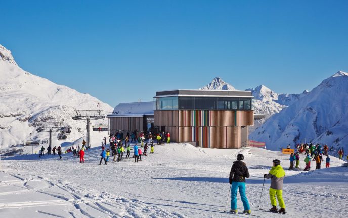 Aussenansicht Weibermahdbahn, Lech Aussenansicht Weibermahdbahn, Lech