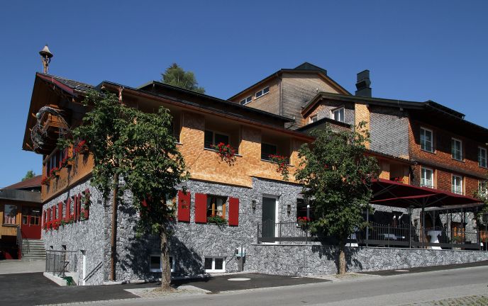 Aussenansicht Seminarhotel Krone, Langenegg