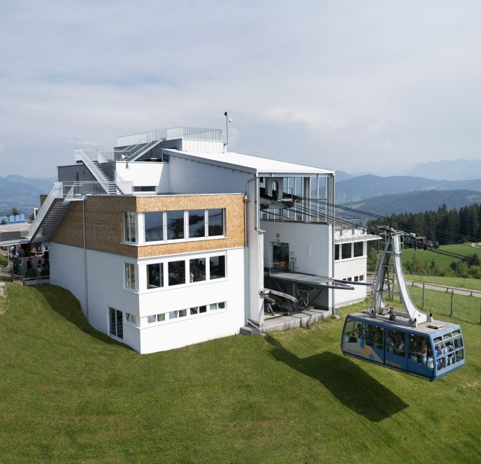 Aussenansicht Seminarraum Pfänderbahn, Lochau Aussenansicht Seminarraum Pfänderbahn, Lochau