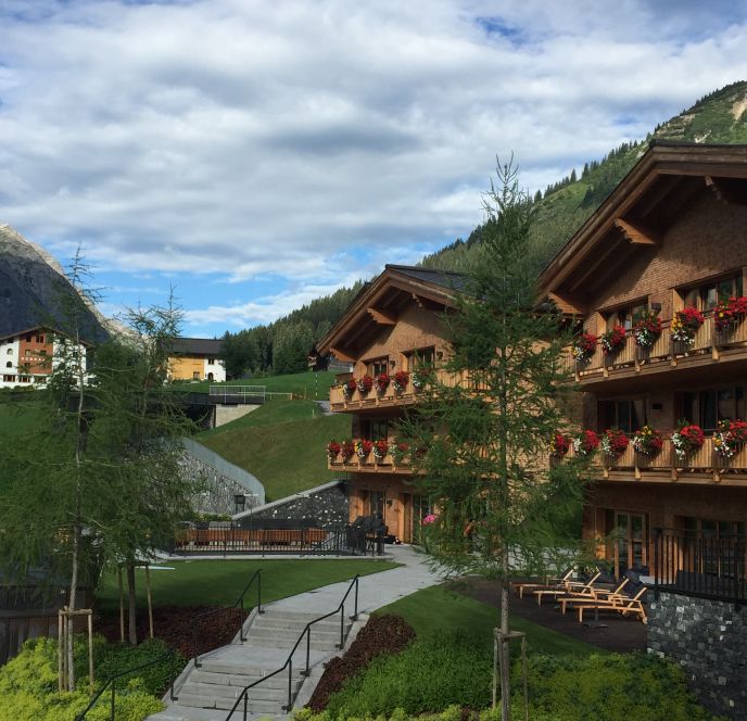 Aussenansicht Hotel Aurelio, Lech