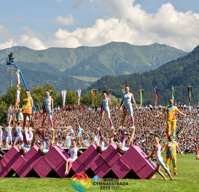 Eröffnung Weltgymnaestrada 2019, Birkenwiese Dornbirn Eröffnung Weltgymnaestrada 2019, Birkenwiese Dornbirn