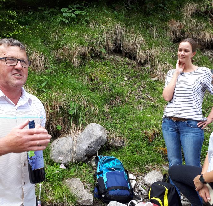 Zwischenstopp Genusswanderung Kleinwalsertal Zwischenstopp Genusswanderung Kleinwalsertal