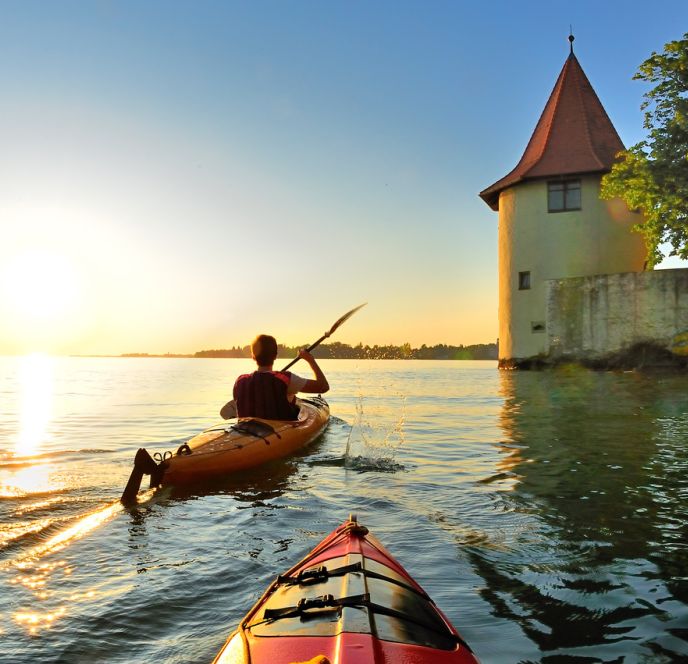 Rahmenprogramm am Bodensee, Kanu fahren Rahmenprogramm am Bodensee, Kanu fahren