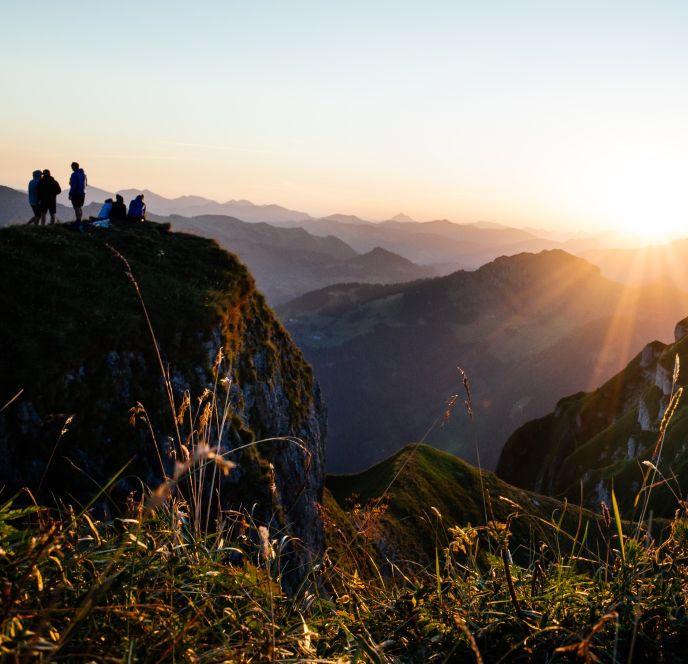 Sonnenaufgangswanderung Diedamskopf, Au-Schoppernau Sonnenaufgangswanderung Diedamskopf, Au-Schoppernau