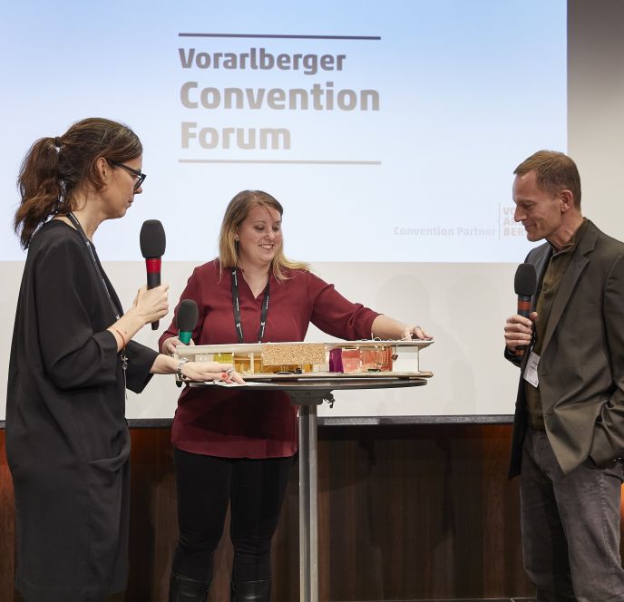 Präsentation beim Vorarlberger Convention Forum 2018, vorarlberg museum Bregenz Präsentation beim Vorarlberger Convention Forum 2018, vorarlberg museum Bregenz