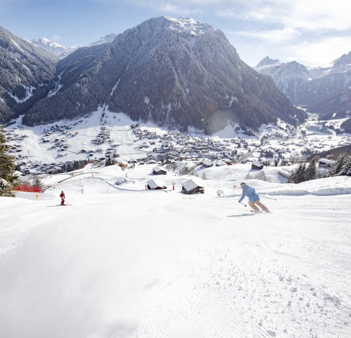 Talabfahrt Gaschurn im Montafon Talabfahrt Gaschurn im Montafon
