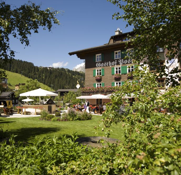 Aussenansicht Seminarhotel Gasthof Post, Lech