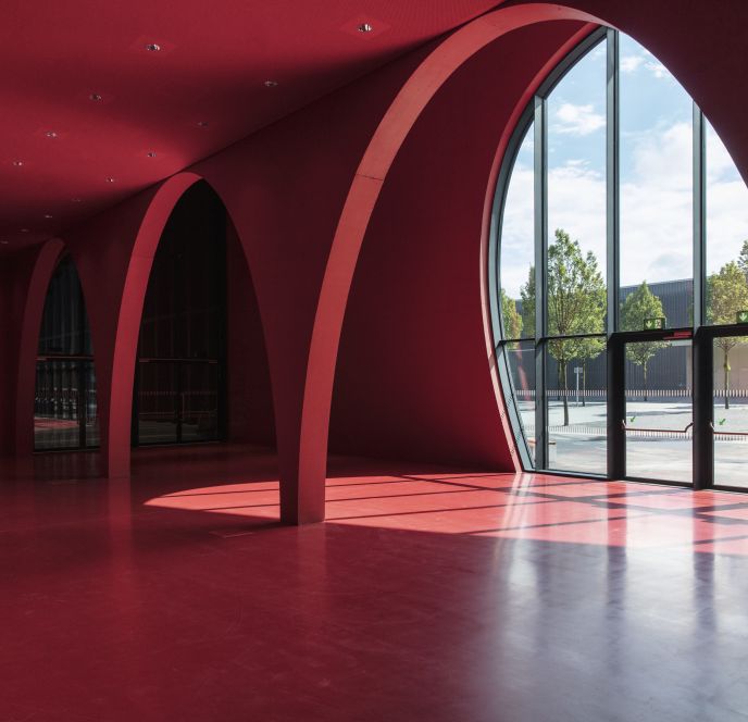 Architektur Foyer Messequartier Dornbirn