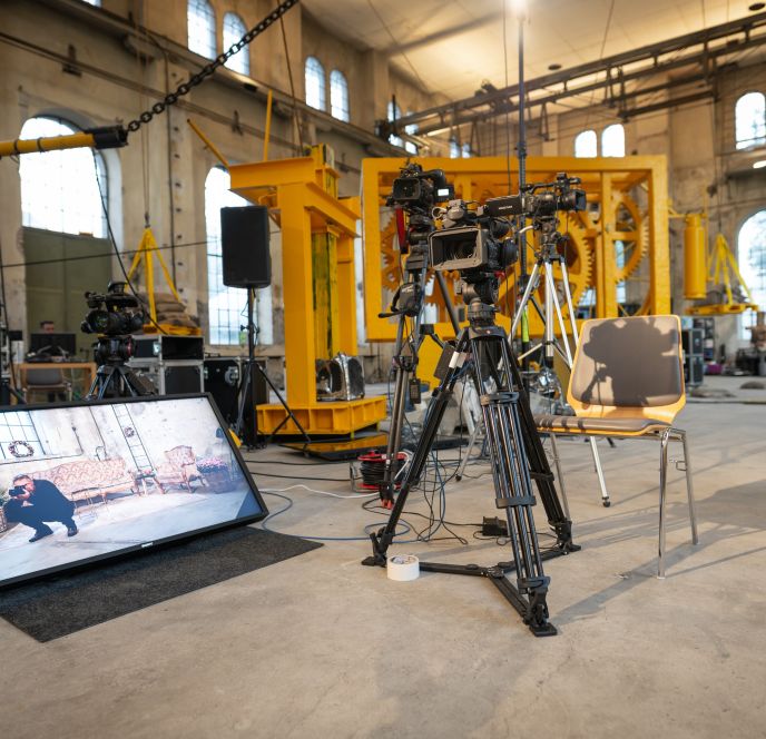 Studio beim Female Future Festival 2020 im Kunstraum Dornbirn Studio beim Female Future Festival 2020 im Kunstraum Dornbirn