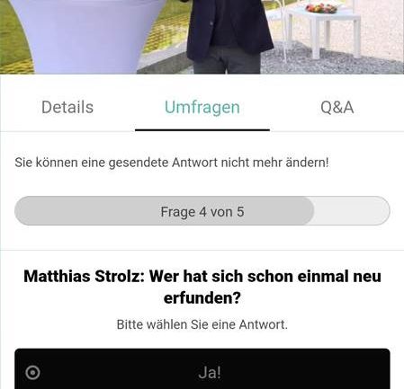 Live-Stream mit Matthias Strolz in der Events Vorarlberg App Live-Stream mit Matthias Strolz in der Events Vorarlberg App