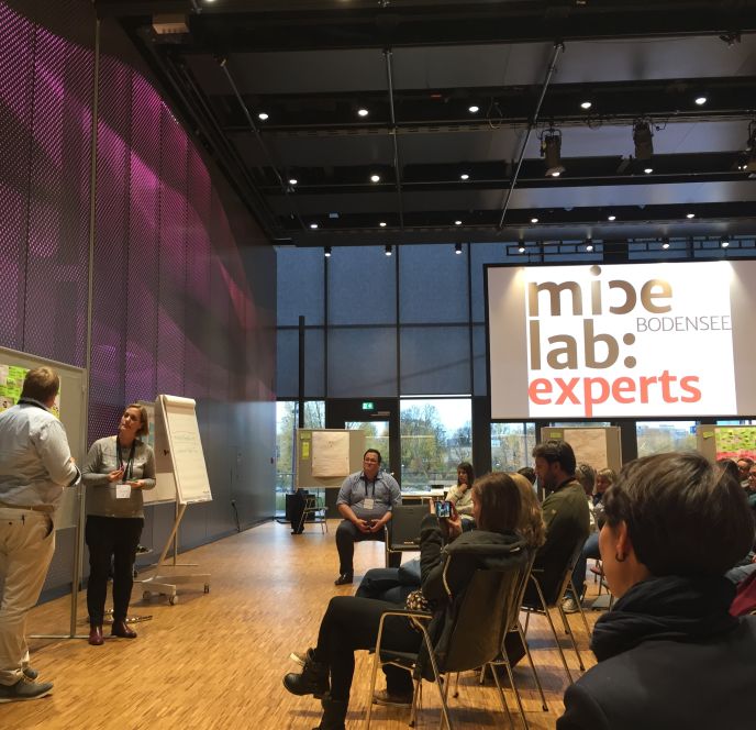 Präsentation beim micelab:expert in Konstanz am Bodensee Präsentation beim micelab:expert in Konstanz am Bodensee