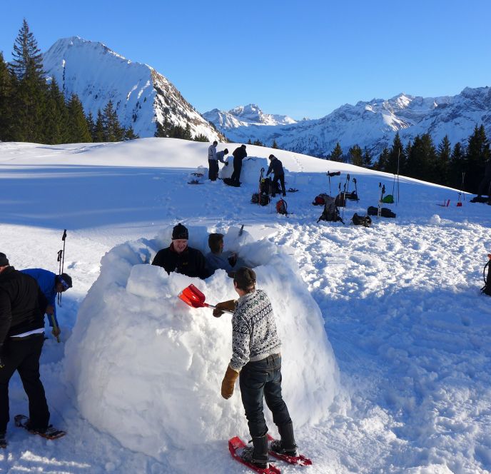 Incentive Iglu bauen