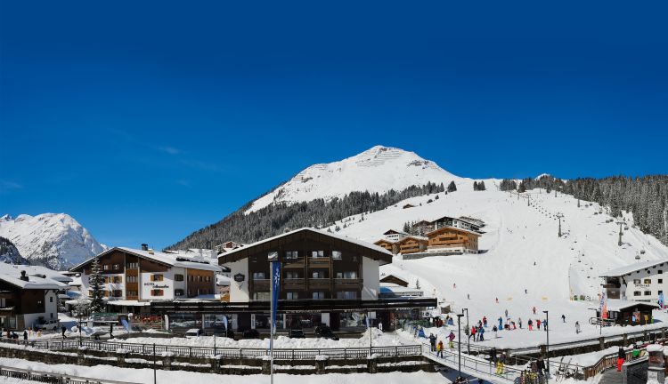 Aussenansicht Seminarhotel Jagdhaus Monzabon, Lech Aussenansicht Seminarhotel Jagdhaus Monzabon, Lech