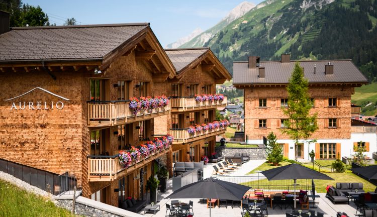 Aussenansicht Hotel & Chalet Aurelio in Lech Aussenansicht Hotel & Chalet Aurelio in Lech