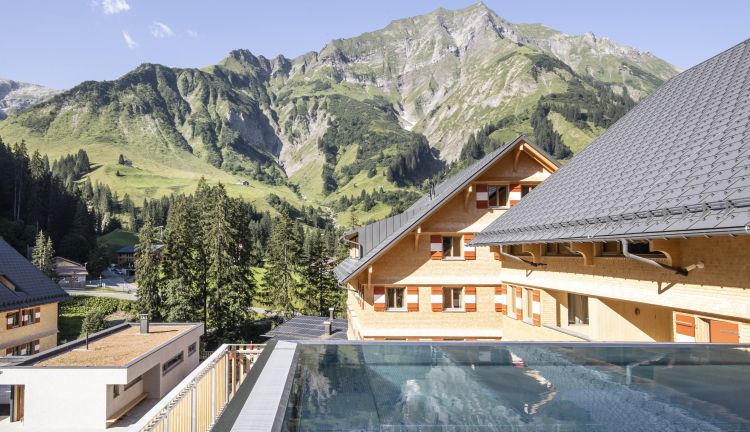 Pool im Berghaus Schröcken