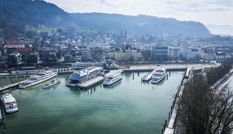 Flotte vorarlberg lines im Hafen Bregenz