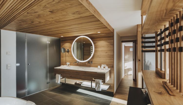 Badezimmer im Seminarhotel Goldener Berg