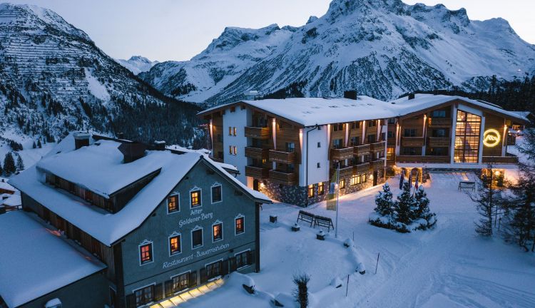 Außenansicht im Winter, Seminarhotel Goldener Berg Außenansicht im Winter, Seminarhotel Goldener Berg