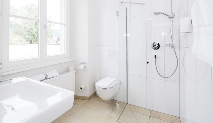 Badezimmer im Seminarhotel Lamm, Bregenz 
