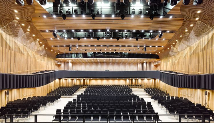 Konzertbestuhlung Grosser Saal Montforthaus Feldkirch