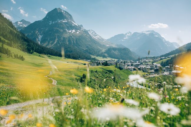 Bergfrühling in Lech Zürs am Arlberg 