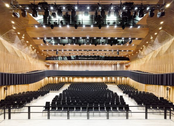 Konzertbestuhlung Grosser Saal Montforthaus Feldkirch